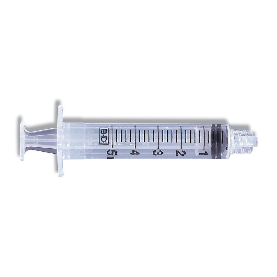BD Standard Luer Lock Syringe 5 mL (125 per Box)