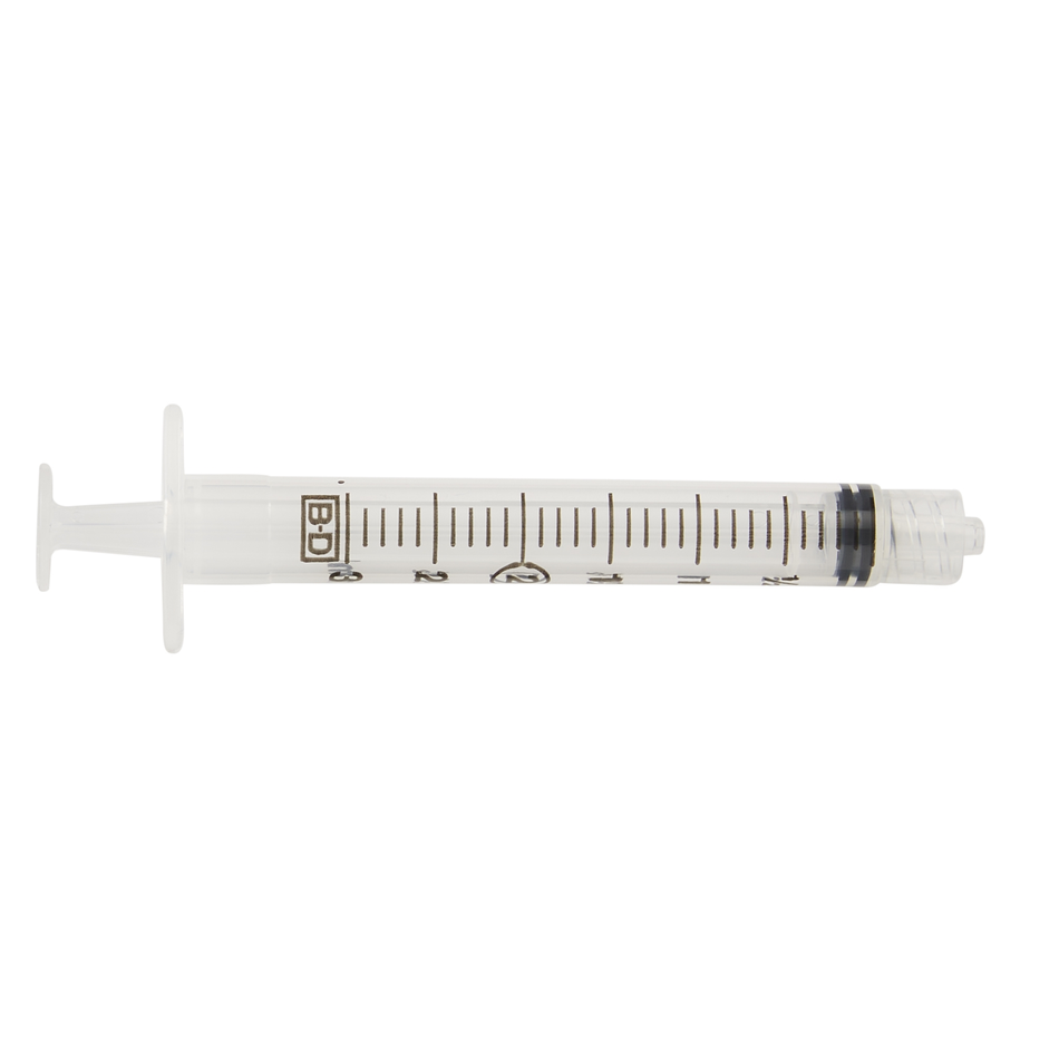 BD Standard Luer Lock Syringe 3 mL (200 per Box)