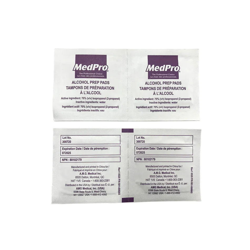 MedPro Alcohol Prep Pads (200 per Box)